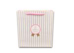 Cute Fancy Small Brown Gift Bags With Handles Fashionable Appearance