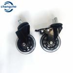 Ball Bearing Industrial Swivel Castor Wheels 50mm PVC PU Material