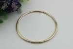 Classic high end light gold iron wire metal o ring 100 mm for sales