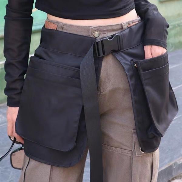 OUTDOOR MULTI-FUNCTIONAL MULTI-POCKET ZIPPER FANNY PACK SPORTS FASHION BELT