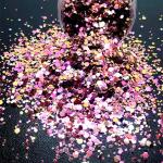 Die Cutting Printing Change Color Chunky Glitter for Makeup Body Hair Nail Art