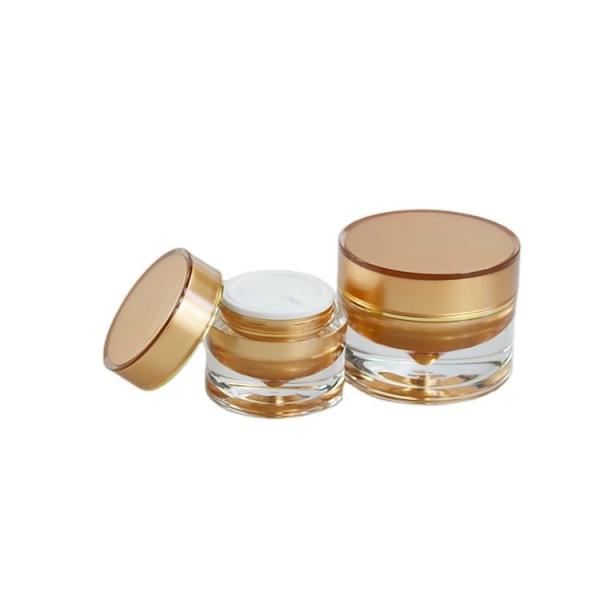 Acrylic Plastic Cosmetic Packaging Jar Container in Drop Shape for Skin Care