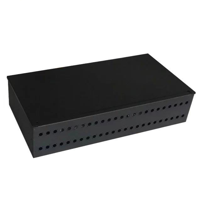 19" 2U Fiber Patch Panel Rack Mount Fixed Type 48 Core FC Adapter