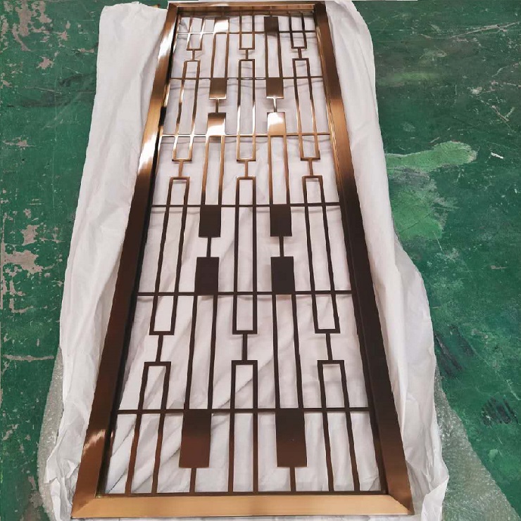 Decorative Aluminum Room Partition Metal Laser Cut Screen Panels
