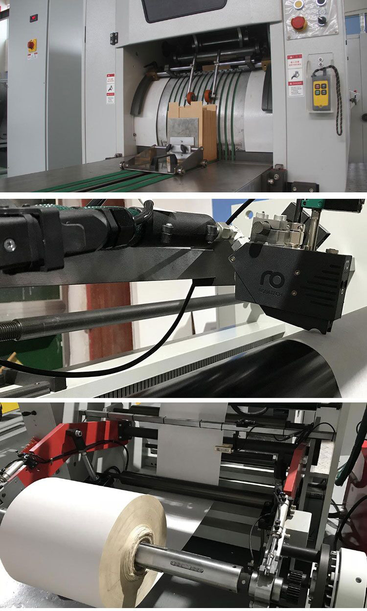 CE Fully Automatic Khaki Paper Bags Machinery 60gsm Paper Courier Bag Making Machine