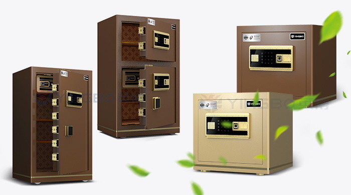 Office Fingerprint Lock Safe Box Solid Steel OEM Color H350mm
