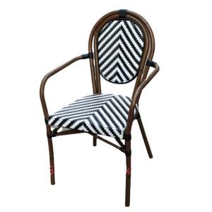 Wholesale Aluminum Bamboo furniture armrest Balcony chair outdoor garden chair wicker rattan plastic Resort chair---YS6610 from china suppliers