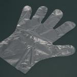 Thick HDPE Clear Plastic Polythene Disposable Food Service Gloves Kitchen