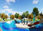 Anti Static Outdoor Amusement Park Equipment UV Resistance Professional Design