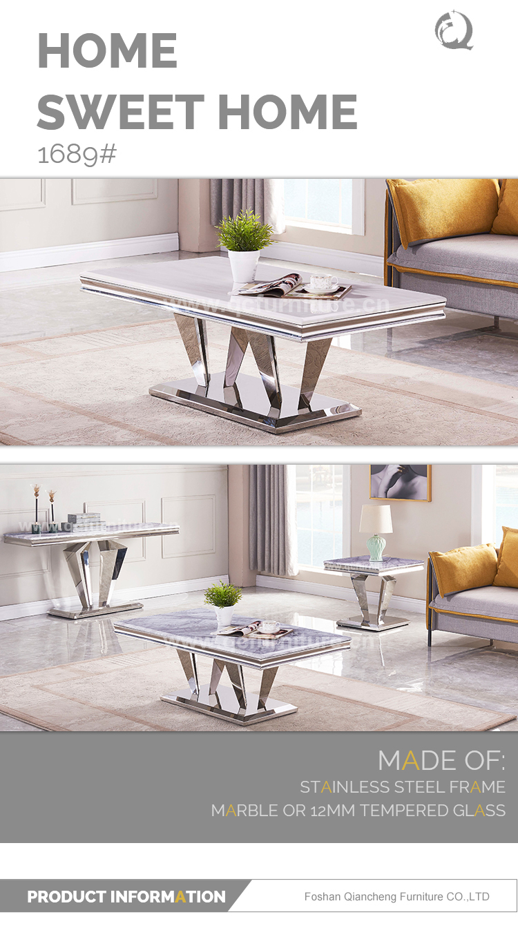 Qiancheng Stainless Steel Coffee Table