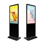 55" LCD Display 600 Nits Free Standing Digital Signage
