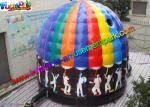 Crazy Air Music Commercial Bouncy Castles For Dancing Customized