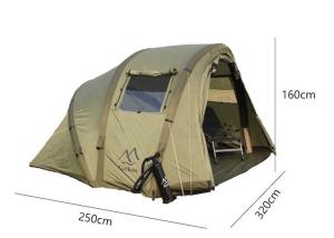 Wholesale 2 People Fishing Shelter Waterproof 210D Oxford Inflatable Camping Tents 320*250*160CM from china suppliers