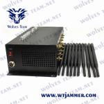 80W Mobile Phone Jammer CDMA GSM DCS 3G 4G 5G AC240V DC5V 12A