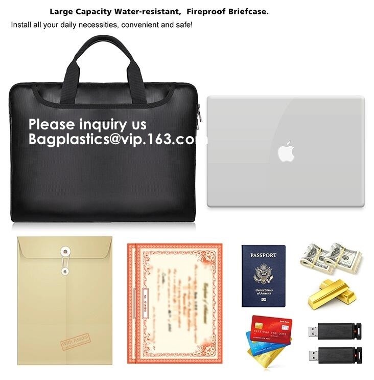 Laptop Computer Bag, Laptop Tote Bag for Women Waterproof Business Bags,Fiberglass Waterproof Zip Lock Pouch Zipper pack