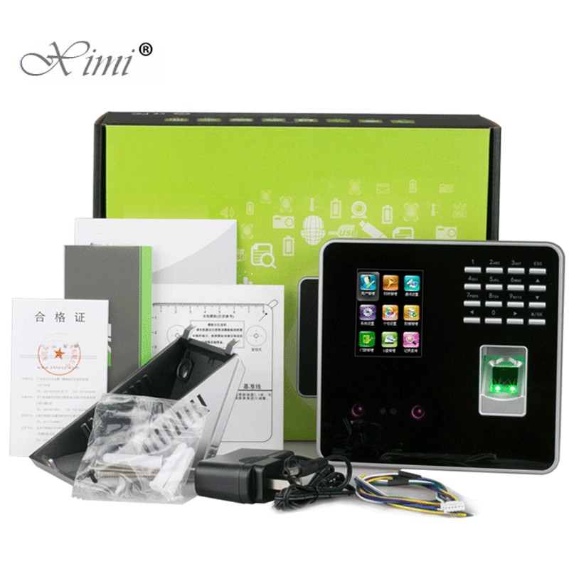 Face Recognition Time Attendance With Simple Access Control System Biometric Fingerprint Time Recording ZK FA20 Face Time Clock