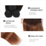 100% Pure 3 Tone Hair Weave 100Gram Human Hair Extensions No Chemical