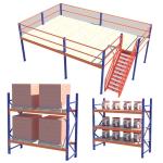 4 Tier Heavy Duty Commercial Shelving 3.5T Boltless Rack Metal Shelving