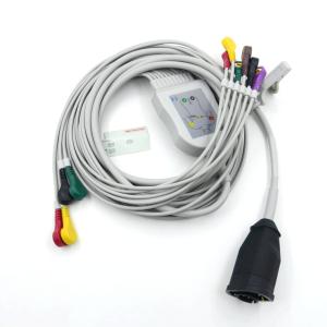 Wholesale Compatible Zoll 10 Leads Snap Type IEC Standard EKG Cable and Wires from china suppliers