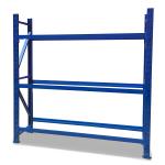 Light Duty Racking System Metal Shelving Stacking Movable Tube Metal Steel Truck