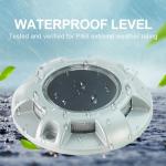 Aluminum Alloy Solar Deck Light For Outdoor Decoration IP67 Waterproof