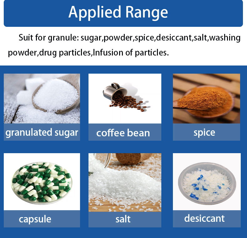 Small Sachets Milk Coffee Washing Powder Spice Powder Packing Machine 50g 100g 500g FK-1K3