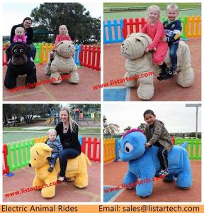 Wholesale Stuffed Animal Rides Electronic Battery Powered Ride on Animals Rides on toys for Sale from china suppliers