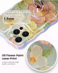 iPhone 12 Pro Max case Ring, Oil Painting flower Colorful retro flower cute