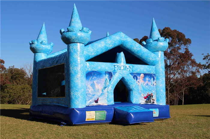 Attractive Elsa'S Frozen Kids Inflatable Bouncer Castle With 3 Years Warranty