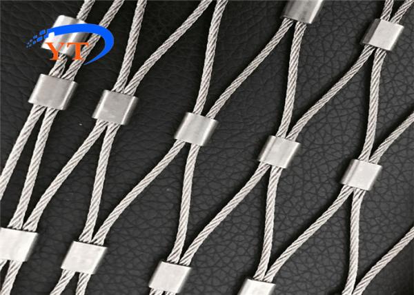 Customizable Sus304 Flexible Stainless Steel Cable Mesh High Tensile