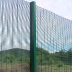 358 Safety Welded Mesh Fence , Welded Metal Fence Panels Powder Coated