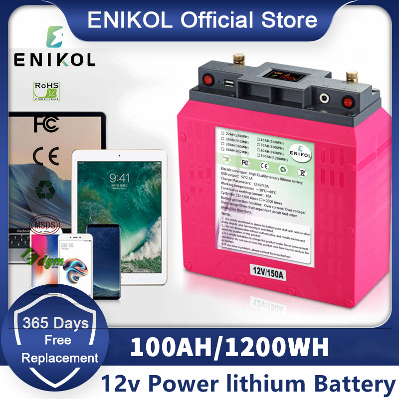 Lifepo4 150Ah 12V Lithium Battery Pack 600Ah Waterproof For RV Campers Golf Cart