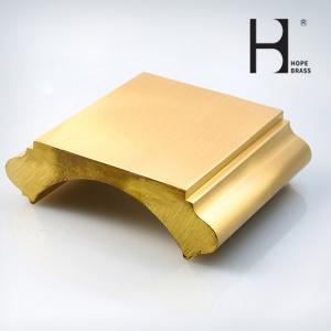 Wholesale Custom Hand Railings For Stairs And Decorations for Furniture Brass Extrusion Profiles Copper Extruding Client Drawing from china suppliers