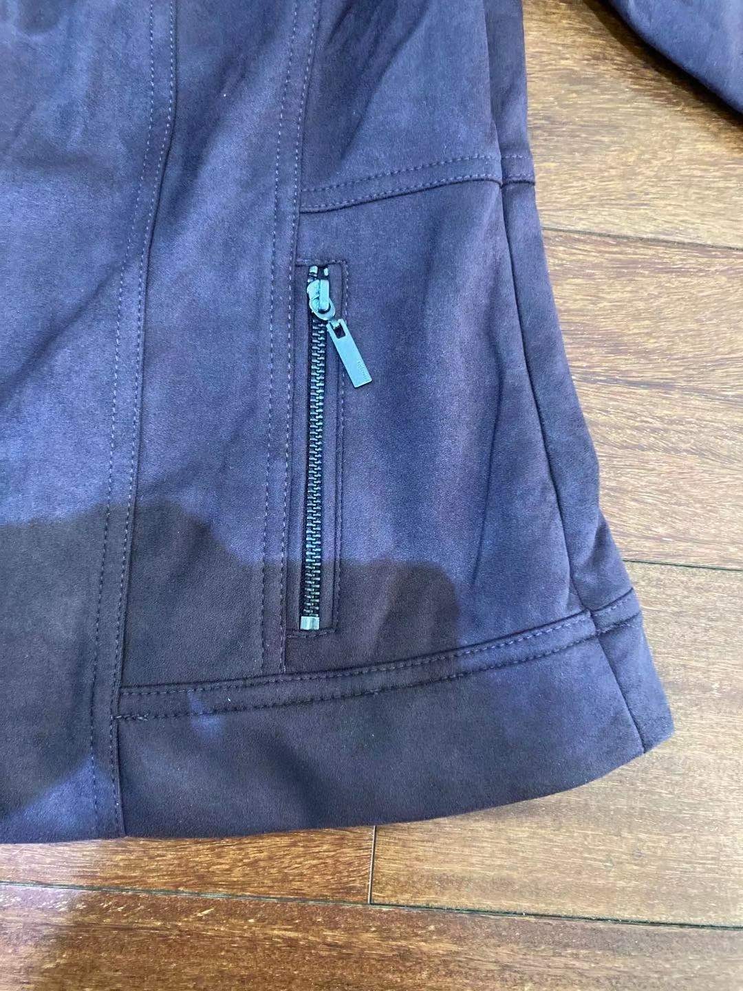 95% Polyester 5% Elastane Sueded Ladies Bomber Jacket