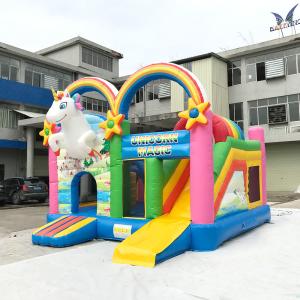 Wholesale Customized PVC Unicorn Inflatable Jumping Bouncer House Bounce Park For Activity from china suppliers
