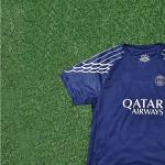 Third Away Childrens Football Jerseys Customized Printing for Paris Saint