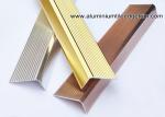 Anti Slippery Aluminum Stair Nosing / Edging / Brace With 45mm X 20 mm