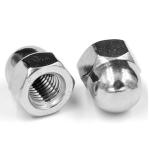 Direct Supply DIN1587 Hex Domed Cap Nuts in Nickel Galvanized White Blue Zinc