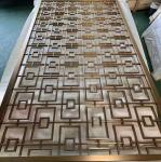 Antique Chinese Style Stainless steel Metal Screen Decorative Room Partition