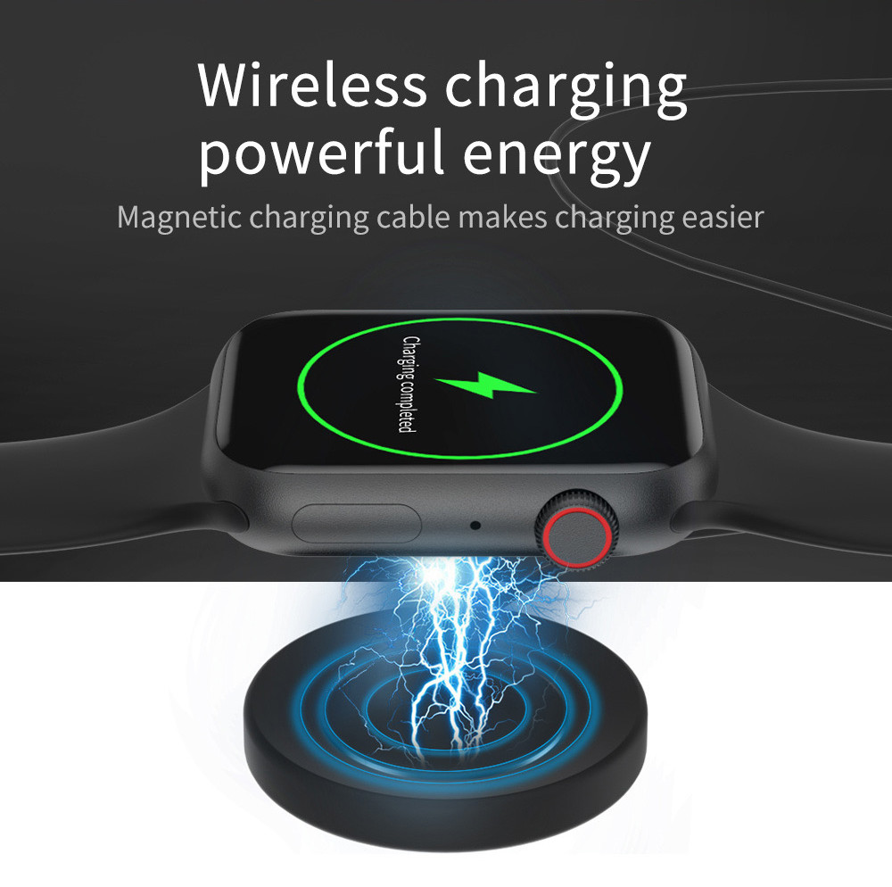 IWO K8 Men Smartwatch Women 1.78 inch Wireless charge Bluetooth Call Heart rate Sports Smart Watch for IOS Android PK W2