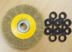Industrial Steel Circular Wire Wheel Cleaning Brush For Bench Grinders