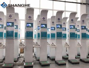 Wholesale Adult Health Check Kiosk Medical Device For Height / Weight / Blood Pressure from china suppliers