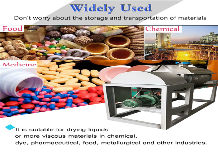 850-6150KG Large Drum Drying Machine for Fruit Paste One Year Warranty