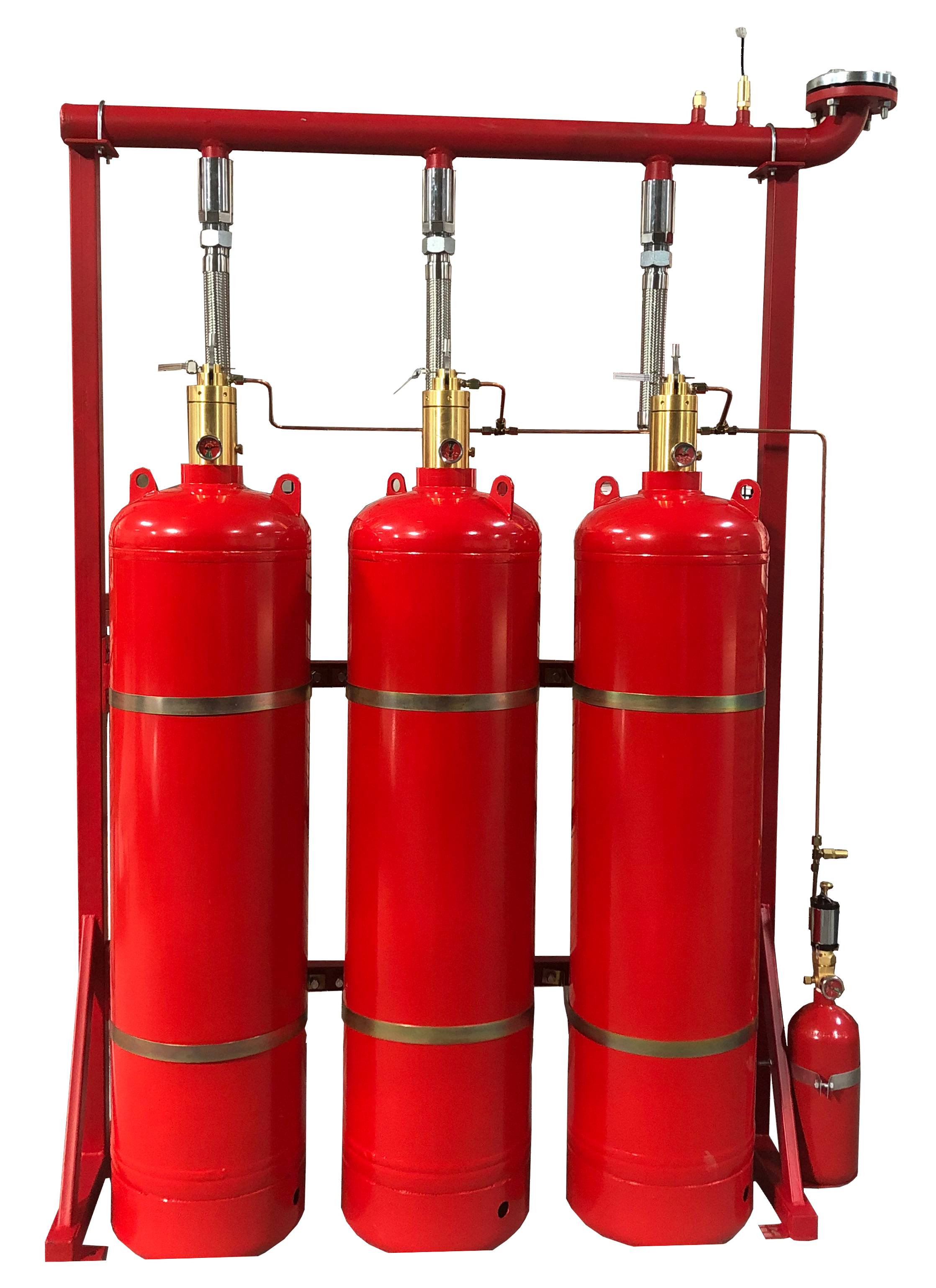 Enclosed Flooding FM200 Fire Suppression System Without Pollution 38kg