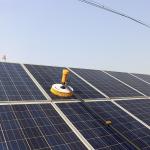 Mobile Style Aluminum Alloy Single Head Electric Photovoltaic Panel Cleaning