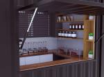 Hotel Prefab Movable Shop Modern Design Prefabricated Restaurant Bar Sales Kiosk