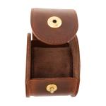 Handcrafted Full Leather Detachable Display Pillow Travel Watch Storage Watch