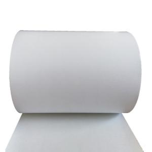 Wholesale Satin Cloth Hot Melt Glue Blank Fabric Label with 100G White Glassine Liner from china suppliers