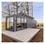 Aluminum Alloy Windows 20ft40ft 2 Bedroom Container Glass Door Prefabricated