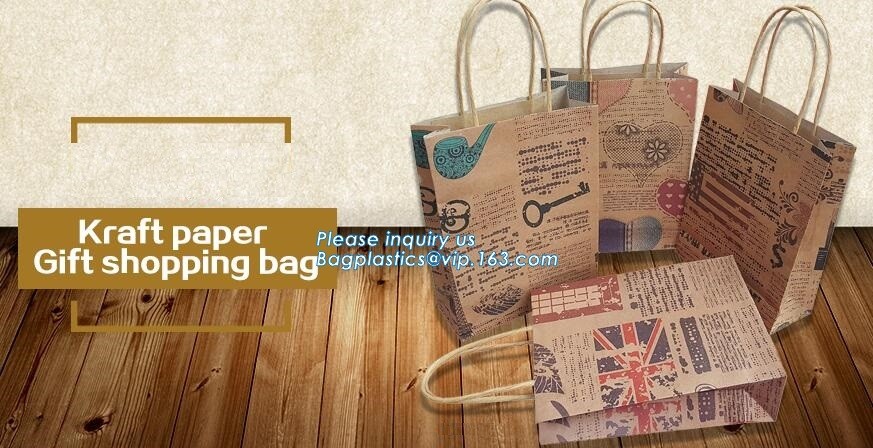 Wholesale Durable Colorful Custom Printed Cake Packaging Gift Paper Bag With Flower, Tote Carrier Gift Bags bagease pac
